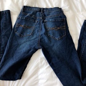 High rise skinny jeans